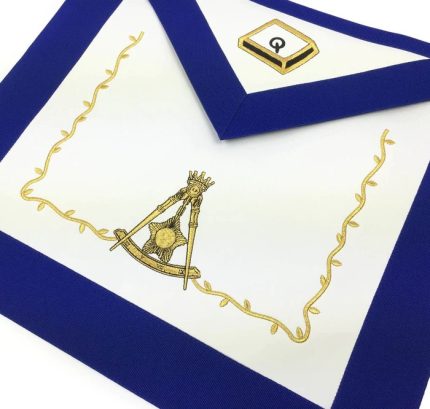 14TH DEGREE SCOTTISH RITE APRON - BLUE MACHINE EMBROIDERY (3)