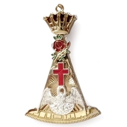 18TH DEGREE SCOTTISH RITE COLLAR JEWEL - COLORED (2)