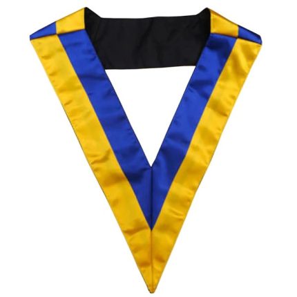 20TH DEGREE SCOTTISH RITE COLLAR - BLUE & YELLOW