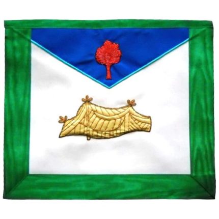 24TH DEGREE SCOTTISH RITE APRON - TRICOLOUR MOIRE