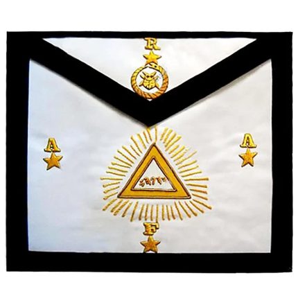 25TH DEGREE SCOTTISH RITE APRON - GOLD EMBROIDERY (2)