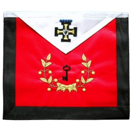 27TH DEGREE SCOTTISH RITE APRON - WHITE & RED