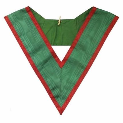 29TH DEGREE SCOTTISH RITE COLLAR - GREEN SATIN (2)