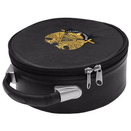 32ND DEGREE SCOTTISH RITE CROWN CAP CASE - DOUBLE EAGLE BLACK (1)