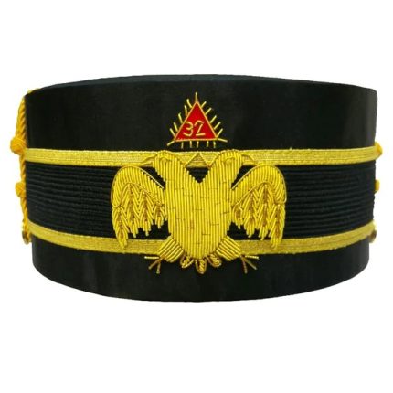 32ND DEGREE SCOTTISH RITE CROWN CAP - DOUBLE-EAGLE WINGS DOWN (1)