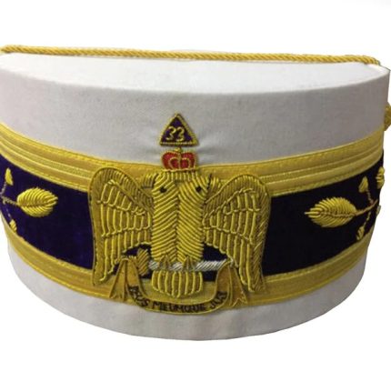 32ND DEGREE SCOTTISH RITE CROWN CAP - WINGS DOWN DOUBLE EAGLE (3)