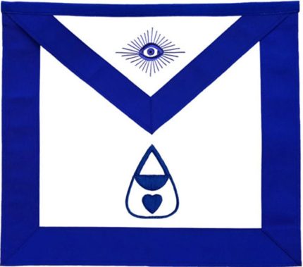 ALMONER BLUE LODGE OFFICER APRON - MACHINE EMBROIDERY (3)