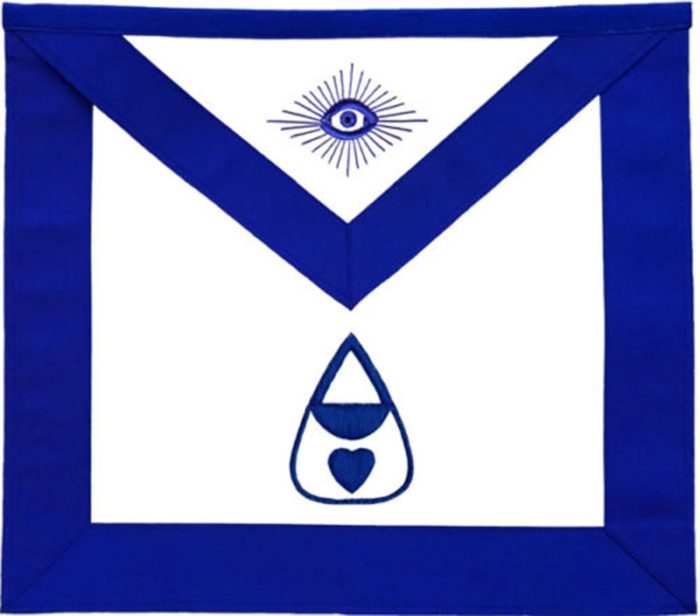 ALMONER BLUE LODGE OFFICER APRON - MACHINE EMBROIDERY (3)