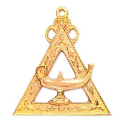 ARCHIVIST ROYAL ARCH CHAPTER OFFICER COLLAR JEWEL - GOLD PLATED