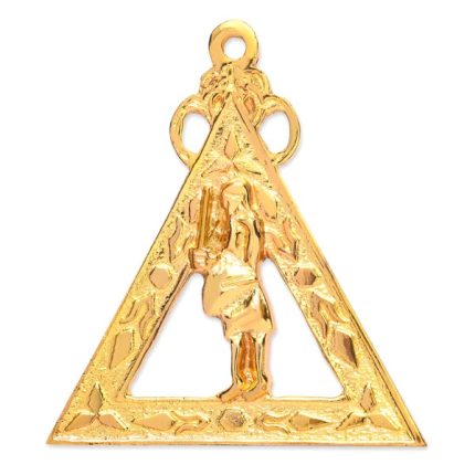 CAPTAIN OF HOST ROYAL ARCH CHAPTER OFFICER COLLAR JEWEL - GOLD METAL