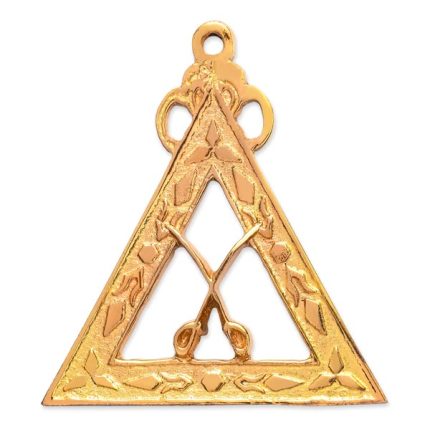 CAPTAIN ROYAL ARCH CHAPTER OFFICER COLLAR JEWEL - GOLD PLATED