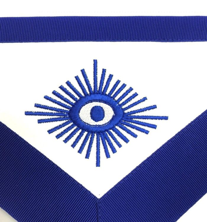 CHAPLAIN BLUE LODGE OFFICER APRON - ROYAL BLUE (3)