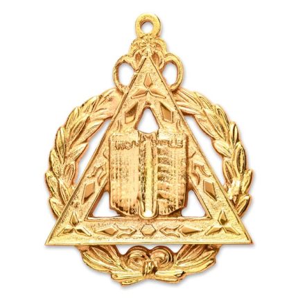 GRAND CHAPLAIN ROYAL ARCH CHAPTER OFFICER COLLAR JEWEL - GOLD PLATED