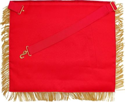 GRAND HIGH PRIEST ROYAL ARCH CHAPTER APRON - RED VELVET (2)