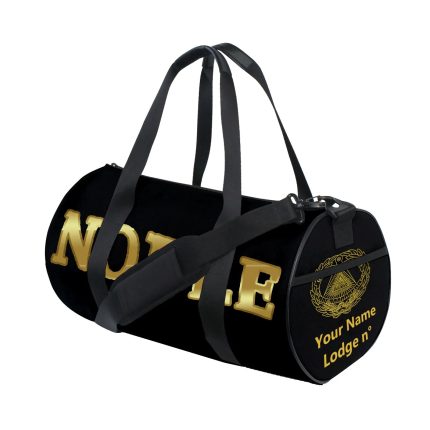 GRAND MASTER BLUE LODGE TRAVEL BAG - BLACK CANVAS (3)