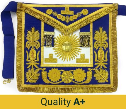 GRAND OFFICERS BLUE LODGE APRON - VARIOUS EMBROIDERIES (15)