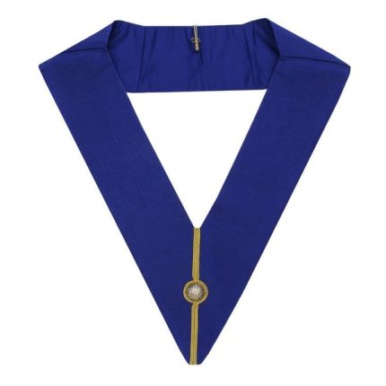 GRAND OFFICERS CRAFT ENGLISH REGULATION OFFICER COLLAR - ROYAL BLUE