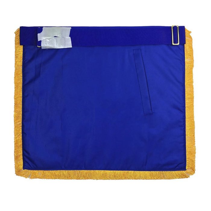 GRAND ORATOR BLUE LODGE APRON - ROYAL BLUE HAND EMBROIDERY (2)