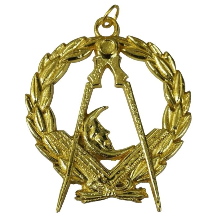 JUNIOR GRAND DEACON BLUE LODGE OFFICER COLLAR JEWEL - GOLD METAL