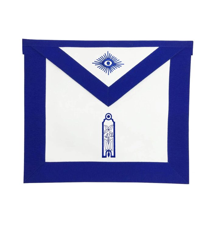 JUNIOR WARDEN BLUE LODGE OFFICER APRON - ROYAL BLUE (4)