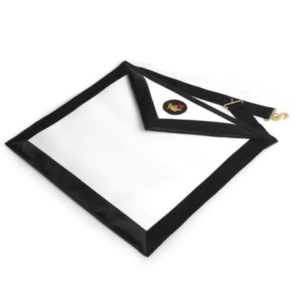 KNIGHTS TEMPLAR COMMANDERY APRON - BLACK VELVET (1)