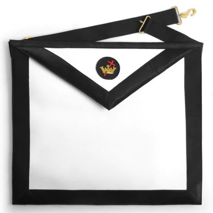 KNIGHTS TEMPLAR COMMANDERY APRON - BLACK VELVET (2)