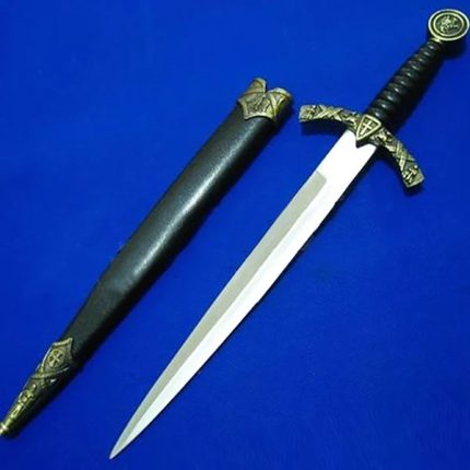 KNIGHTS TEMPLAR COMMANDERY DAGGER - MOTIF CROSS SWORD KNIFE 13 (1)