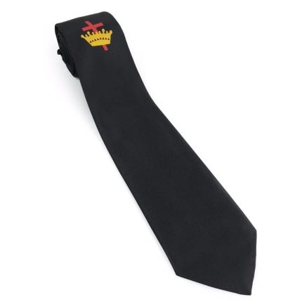 KNIGHTS TEMPLAR COMMANDERY NECKTIE - BLACK KNIGHTS TE (3)