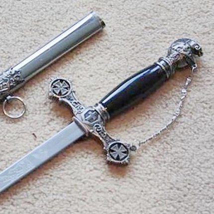 KNIGHTS TEMPLAR COMMANDERY SWORD - CROSS SCABBARD 38 (4)