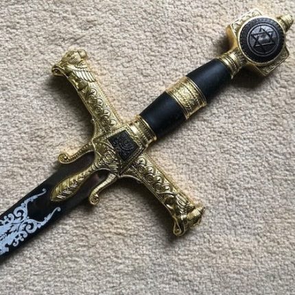 KNIGHTS TEMPLAR COMMANDERY SWORD - KING SOLO (1)