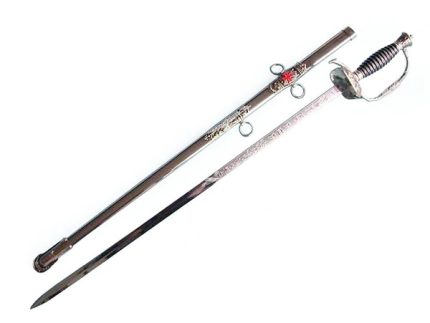 KNIGHTS TEMPLAR COMMANDERY SWORD - RED CROSS SILVER 35 (3)