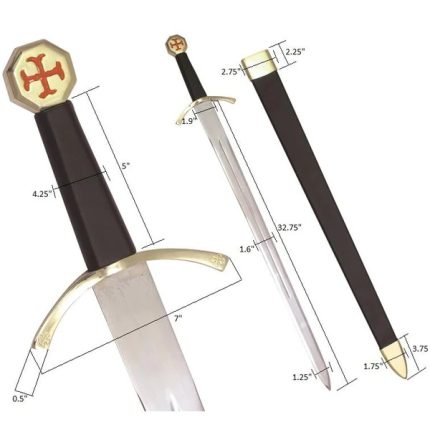 KNIGHTS TEMPLAR COMMANDERY SWORD - WITH BLACK G