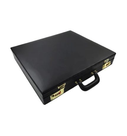 MASONIC APRON CASE - BLACK BRIEFCASE DIFFERENT MATERIALS WM & MM (3)