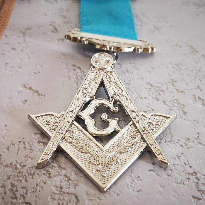 MASTER MASON BLUE LODGE BREAST JEWEL - SQUARE AND COMPASS G (3)