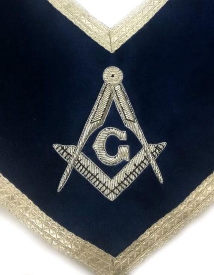 MASTER MASON BLUE LODGE COLLAR - DARK BLUE VELVET (1)