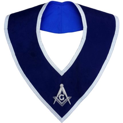 MASTER MASON BLUE LODGE COLLAR - DARK BLUE VELVET (2)