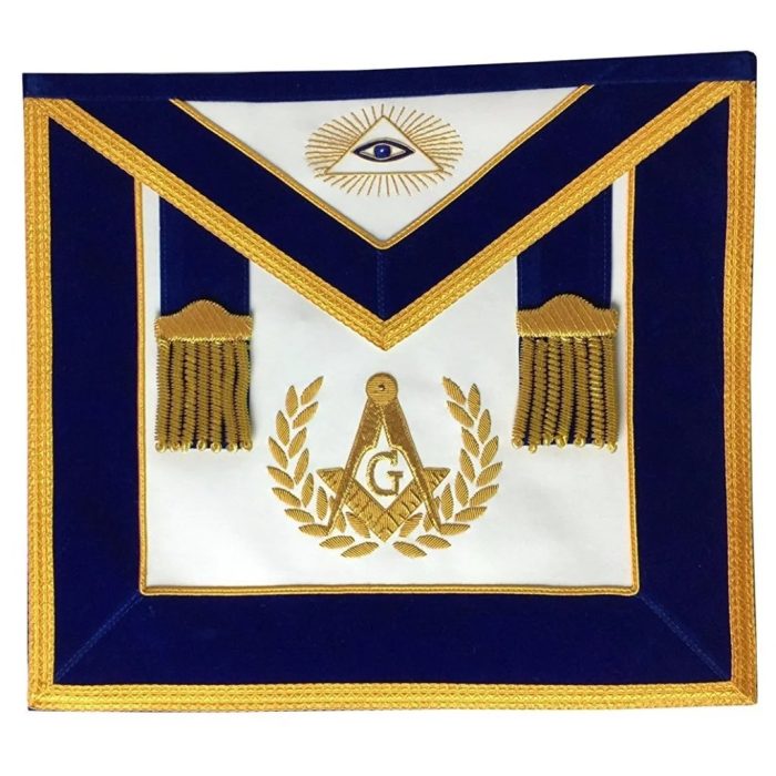 MASTER MASON BLUE LODGE REGALIA SET - HAND EMBROIDERY (1)