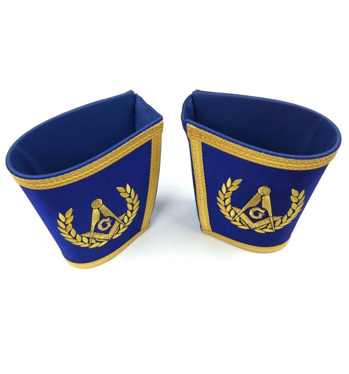 MASTER MASON BLUE LODGE REGALIA SET - ROYAL BLUE & GOLD (3)