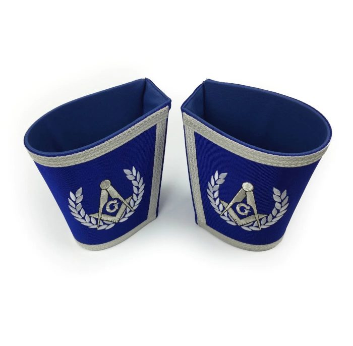 MASTER MASON BLUE LODGE REGALIA SET - ROYAL BLUE & SILVER (4)