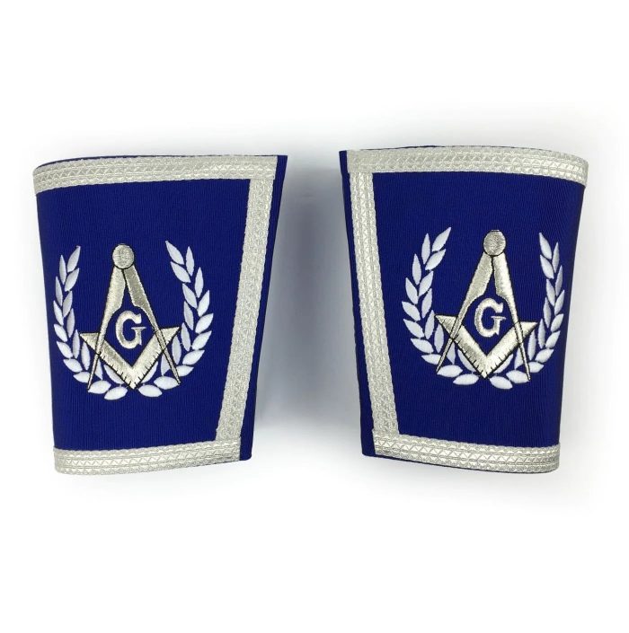 MASTER MASON BLUE LODGE REGALIA SET - ROYAL BLUE & SILVER (5)