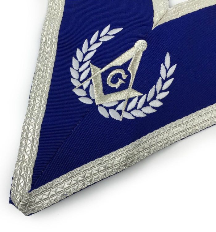 MASTER MASON BLUE LODGE REGALIA SET - ROYAL BLUE & SILVER (6)