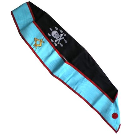 MASTER MASON SCOTTISH RITE SASH - BLUE MOIRE