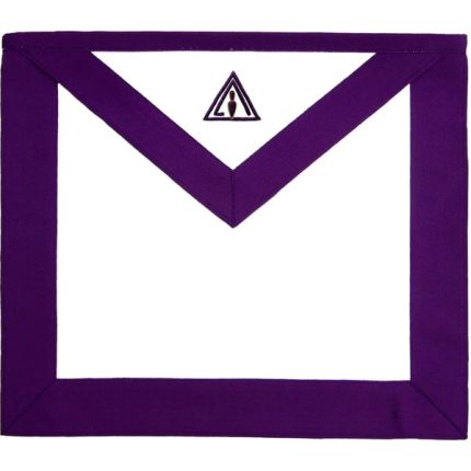 MEMBER COUNCIL APRON - WHITE & PURPLE (1)