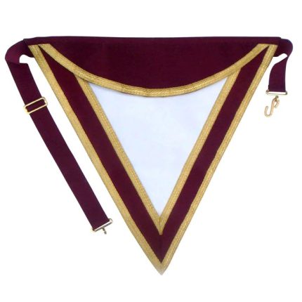 MEMBER ROYAL & SELECT MASTERS ENGLISH REGULATION APRON - MAROON (