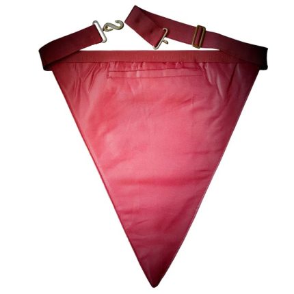 MEMBER ROYAL & SELECT MASTERS ENGLISH REGULATION APRON - MAROON (1)