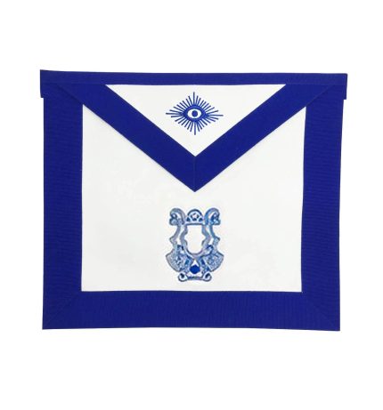 ORGANIST BLUE LODGE OFFICER APRON - ROYAL BLUE (5)