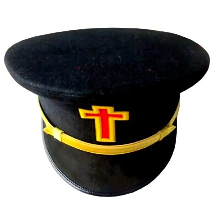 PAST COMMANDER KNIGHTS TEMPLAR COMMANDERY FATIGUE CAP - HAND EMBR (3)