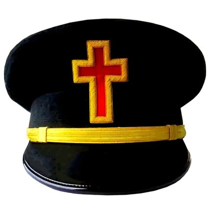 PAST COMMANDER KNIGHTS TEMPLAR COMMANDERY FATIGUE CAP - HAND EMBR