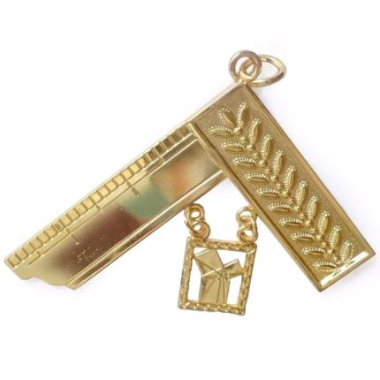 PAST MASTER BLUE LODGE COLLAR JEWEL - GOLD COATED