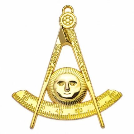 PAST MASTER CRAFT ENGLISH REGULATION COLLAR JEWEL - GOLD PLATED